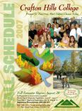 Cover of Fall 2007 Schedule of Classes